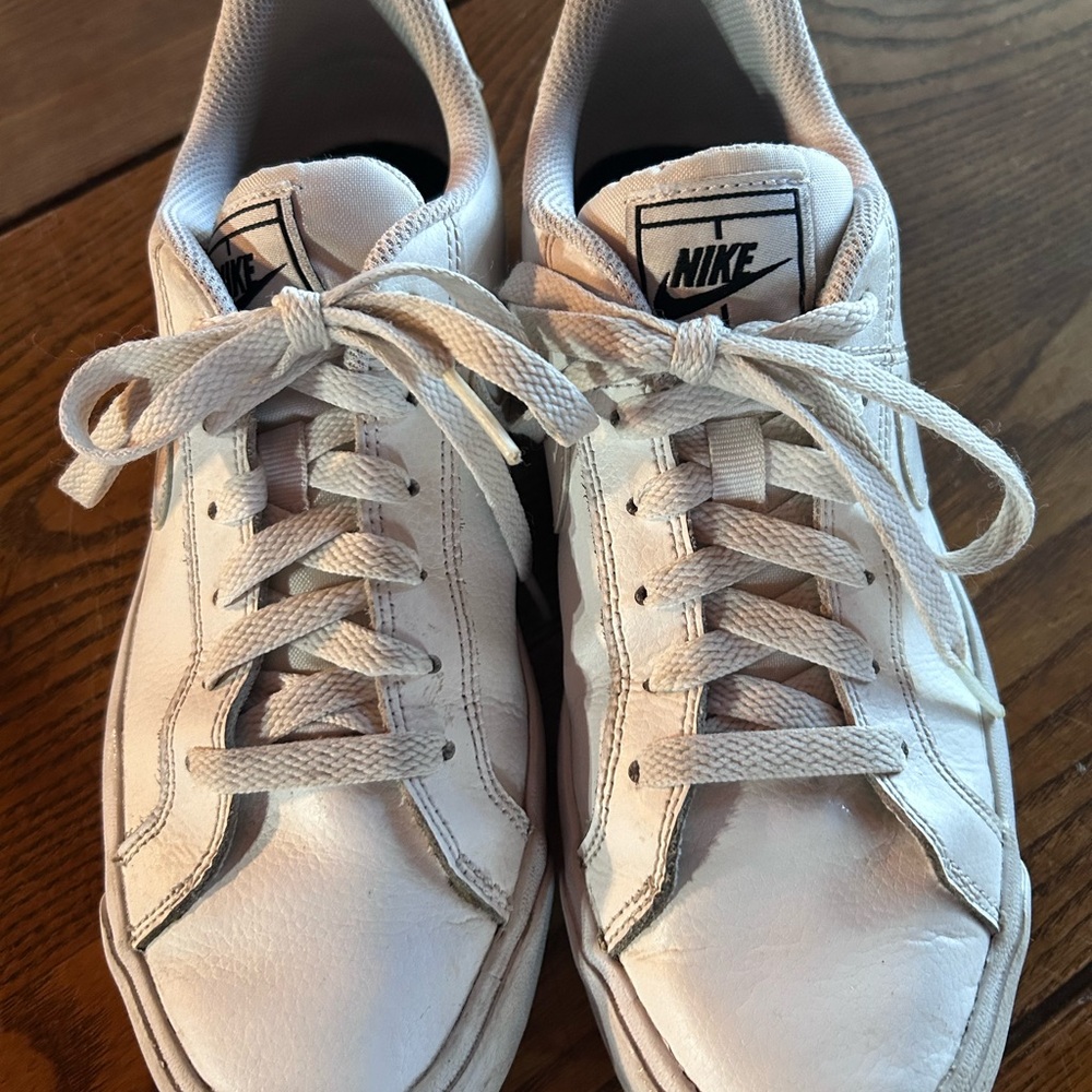 Nike Classic White Lace-Up Sneakers